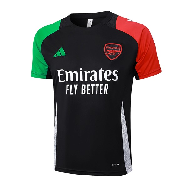 Camiseta Entrenamiento Arsenal 2024/25 Negro Rojo 2